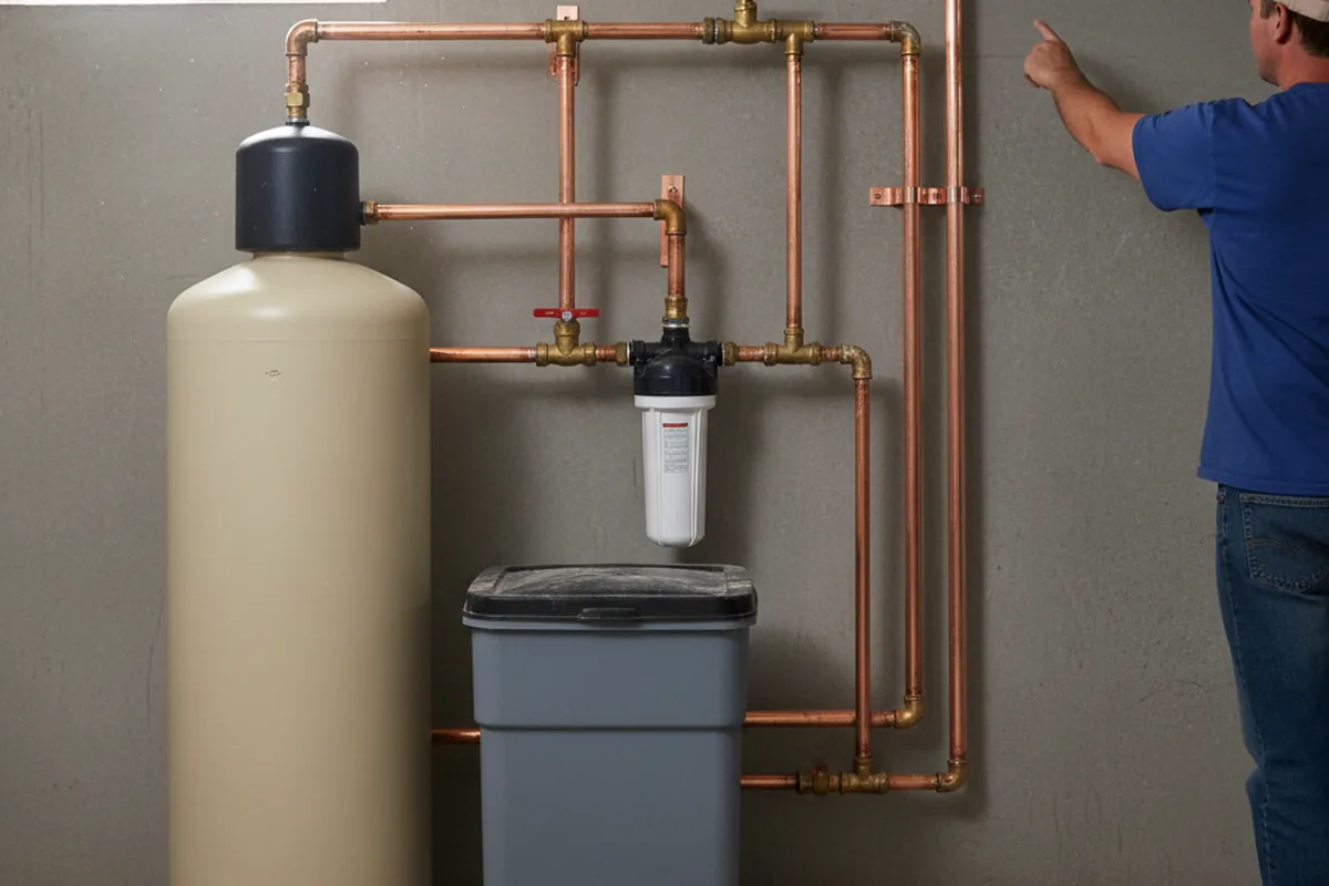 Whole-house water treatment system installed in Big Sur